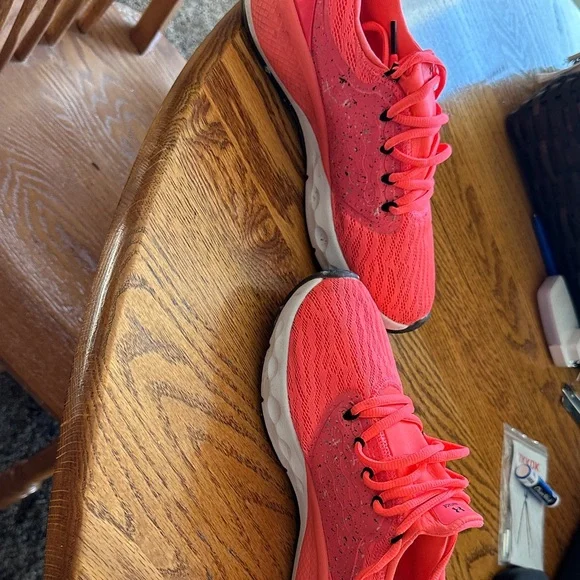Under Armour Women's Bright Coral Athletic Shoes - Picture 3 of 3